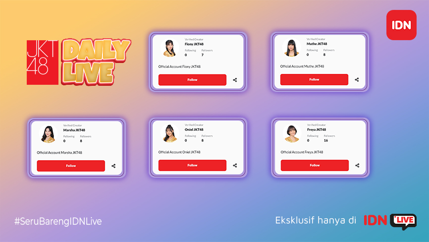 Agar Kamu Tidak Ketinggalan Saat Member Live