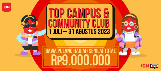 image event IDN Live Berikan Hadiah kepada Organisasi Kampus & Komunitas Terbaik