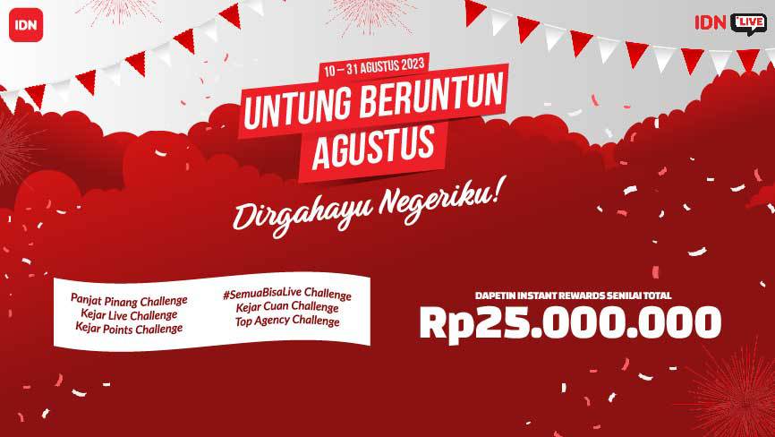 <i>Untung Beruntun Agustus</i>