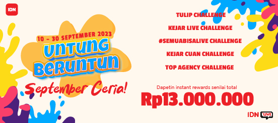 Untung Beruntun September hadir dengan 5 challenge seru